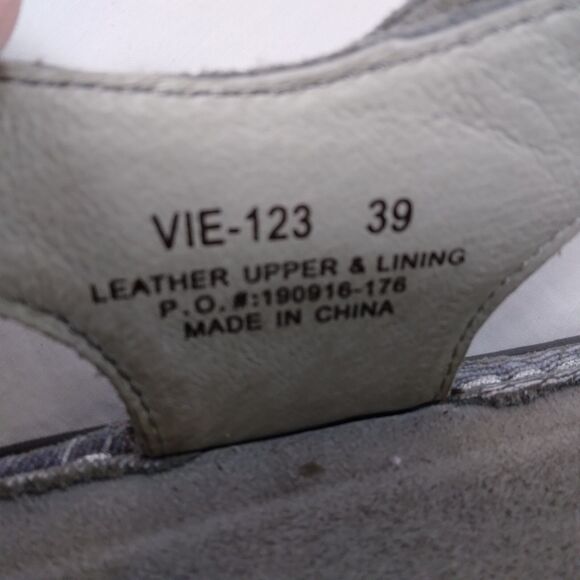 Alegria Vienna Smoke VIE-123 Sandal Slingback Shoes Leather Womens 39 US 9 - Picture 11 of 11